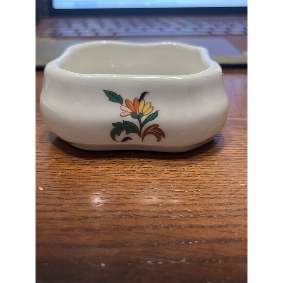 Vintage 1960s Limones Peint A La Main Trinket Box With Lid - Picture 5 of 12